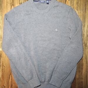 IZOD Men's Classic Gray Crewneck Sweater
